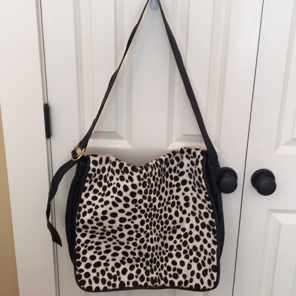 Anne Klein Large leather hobo bag